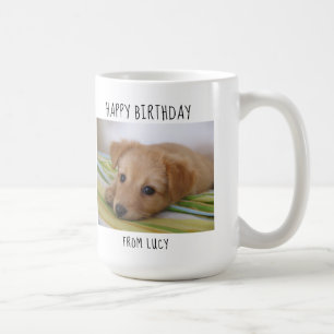 's Werelds grootste hond-mam - aangepaste Happy Bi Koffiemok
