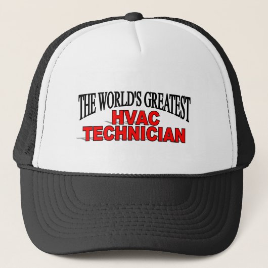 's Werelds grootste HVAC-technicus Trucker Pet (Voorkant)