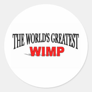 's Werelds grootste imp Ronde Sticker