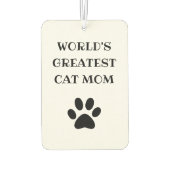 's Werelds grootste kat mam aangepaste tekst op ma Luchtverfrisser (Achterkant)