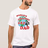 's Werelds grootste kat pap T-shirt (Voorkant)