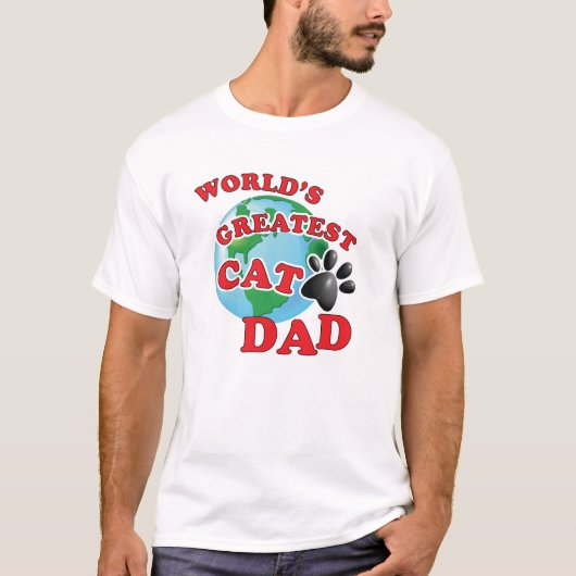 's Werelds grootste kat pap T-shirt (Voorkant)