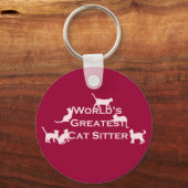 's Werelds grootste kat Sleutelhanger (Voorkant)