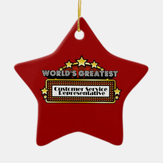 's Werelds grootste klantenservice-vertegenwoordig Keramisch Ornament