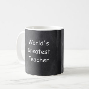 's Werelds grootste leerkracht-kartonnen cadeauide Koffiemok