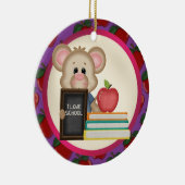 's Werelds grootste leerschool-decoratie Keramisch Ornament (Rechts)