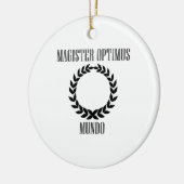 's Werelds grootste leraar (mannen) Keramisch Ornament (Links)