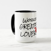 's werelds grootste liefhebber van schattige, grap mok (Voorkant links)