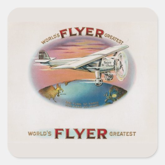 's Werelds grootste  lyer-geest van St. Louis Vierkante Sticker (Voorkant)