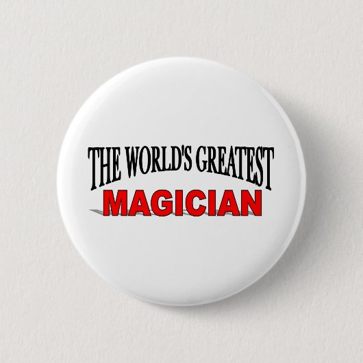 's Werelds grootste magiër Ronde Button 5,7 Cm (Voorkant)