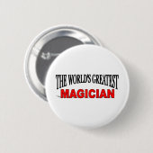 's Werelds grootste magiër Ronde Button 5,7 Cm (Voorkant /achterkant)