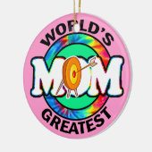 's Werelds grootste mama; Archery Keramisch Ornament (Links)