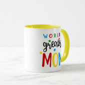 's Werelds grootste mama - Colorful Tea Coffee Mok (Voorkant rechts)