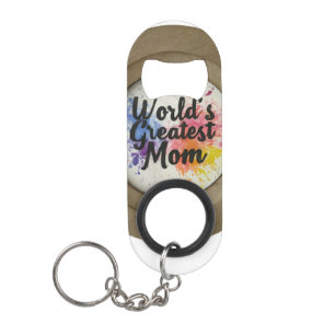 'S Werelds Grootste Mama Mini Bottle Opener Sleute Flessenopener