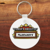 's Werelds grootste manager Sleutelhanger (Voorkant)