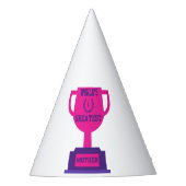 's Werelds Grootste Moederdag Party Pet Feesthoedjes (Voorkant)