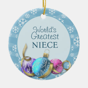 's Werelds grootste nichtste kerstornament Keramisch Ornament