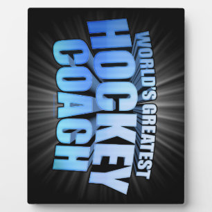 's Werelds grootste ockey coach Fotoplaat