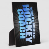 's Werelds grootste ockey coach Fotoplaat (Zijkant)