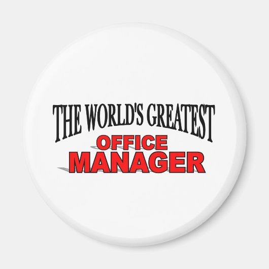 's Werelds grootste Office Manager Magneet (Voorkant)