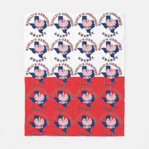 's Werelds grootste oma Fleece Deken