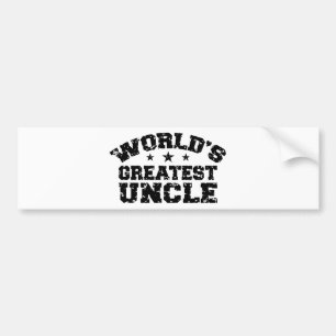's Werelds grootste oom Bumpersticker