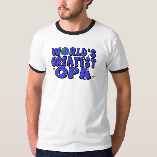 's Werelds grootste Opa T-shirt (Voorkant)