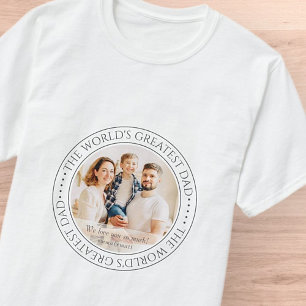 's Werelds grootste pap moderne klassieke foto T-shirt