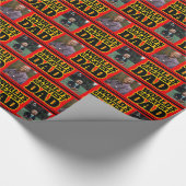 's Werelds grootste pap rood voeg je eigen foto's Cadeaupapier (Hoek)