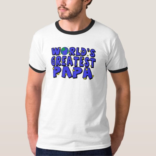 's Werelds grootste pap T-shirt (Voorkant)