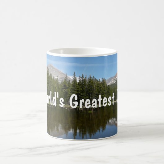 's Werelds grootste pap Yosemite Lake Reflection Koffiemok (Center)