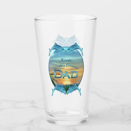 's Werelds grootste pap, zonsondergang 1557 bier Glas (Achterkant)