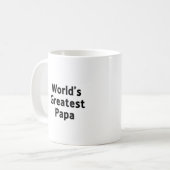  's Werelds grootste papa-Mok Koffiemok (Voorkant links)