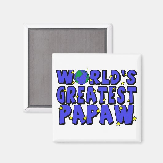 's Werelds grootste papaw Magneet (Voorkant / Achterkant)
