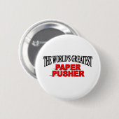 's Werelds grootste papiermachine Ronde Button 5,7 Cm (Voorkant /achterkant)
