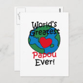 's Werelds grootste Papoea-hart Briefkaart (Voorkant / Achterkant)