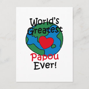 's Werelds grootste Papoea-hart Briefkaart