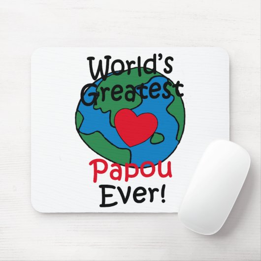 's Werelds grootste Papoea-hart Muismat (Met muis)