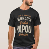 's Werelds grootste Papou: legendarische stijl T-shirt (Voorkant)
