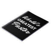 's Werelds grootste pastor Notitieboek (Linkerzijde)