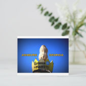 's werelds GROOTSTE PEANUT MONUMENT - ASHBURN, GA Briefkaart (Staand voorkant)
