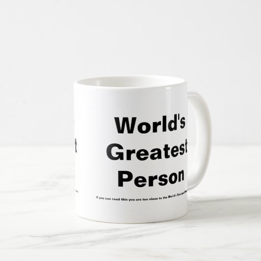 's Werelds grootste persoonlijke Mok (Voorkant rechts)