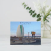 's Werelds grootste Pistachio Briefkaart (Staand voorkant)