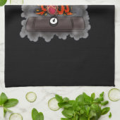 's Werelds grootste pit baas apron Theedoek (Gevouwen)