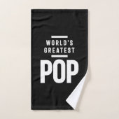 's Werelds grootste Pop | vader opa Gift Handdoek (Handdoek)