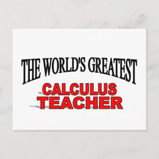 's Werelds grootste rekenkundige leraar Briefkaart