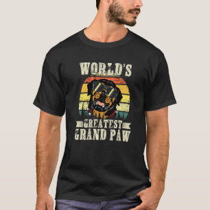 's Werelds grootste rottweiler T-shirt
