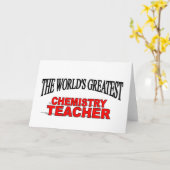 's Werelds grootste scheikunde leraar Kaart (Gele Bloem)