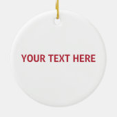 's Werelds grootste schoonbroer Keramisch Ornament (Achterkant)