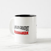 's Werelds grootste schrijver Tweekleurige Koffiemok (Voorkant links)